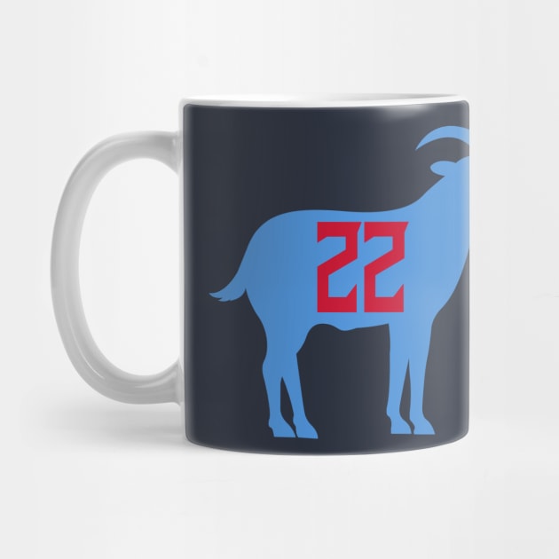 Tennessee Titans Derrick Henry GOAT 22 by TextTees